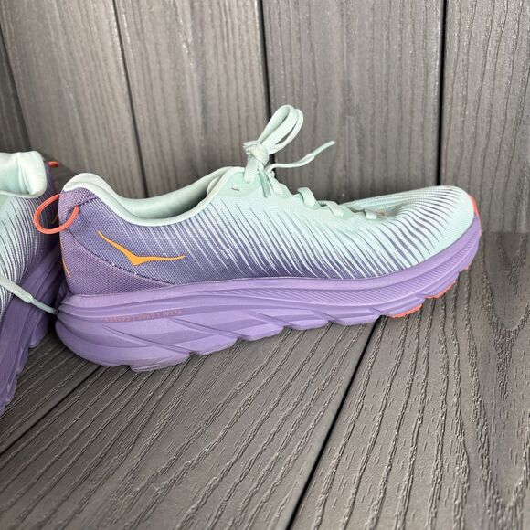 Hoka One One Rincon 3 Women's 5.5 B Blue/Purple Running Sneaker 1119396 BGCV - Picture 8 of 13